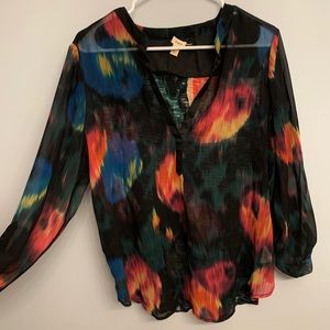 Anthropologie TINY sheer blouse